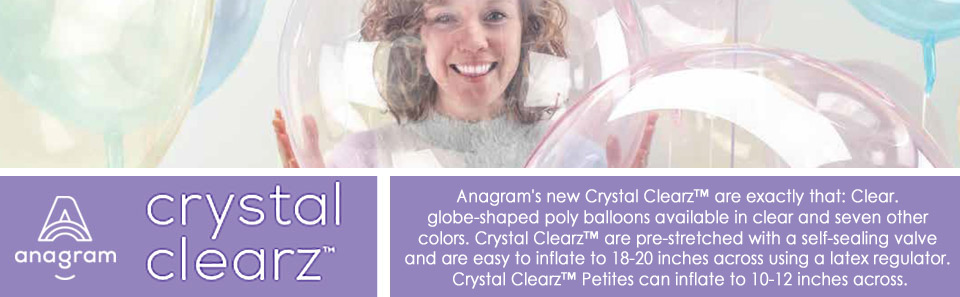 Globos Crystal Clearz de Anagram